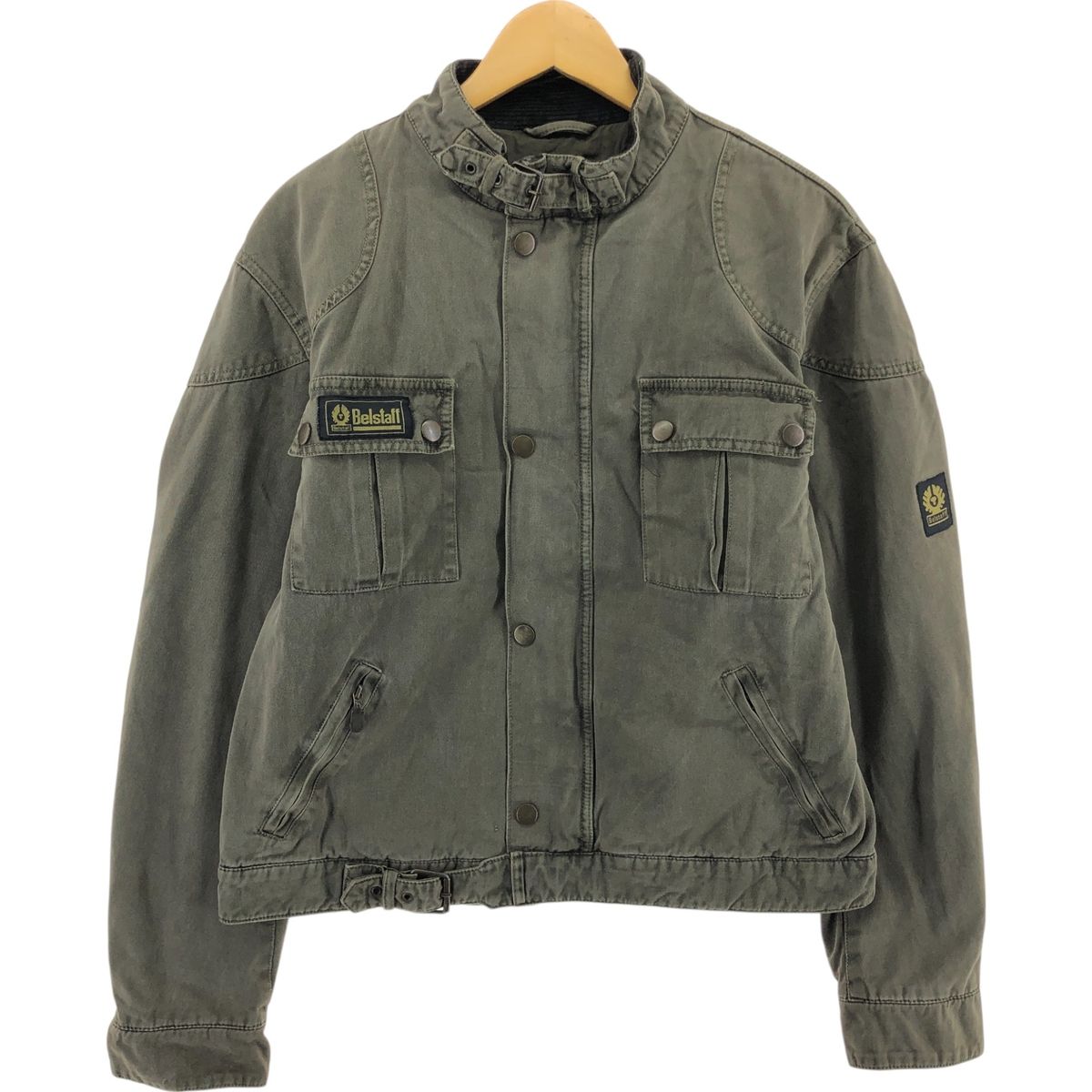 古着 ベルスタッフ Belstaff コットンジャケット 英国製 メンズL相当/eaa492894