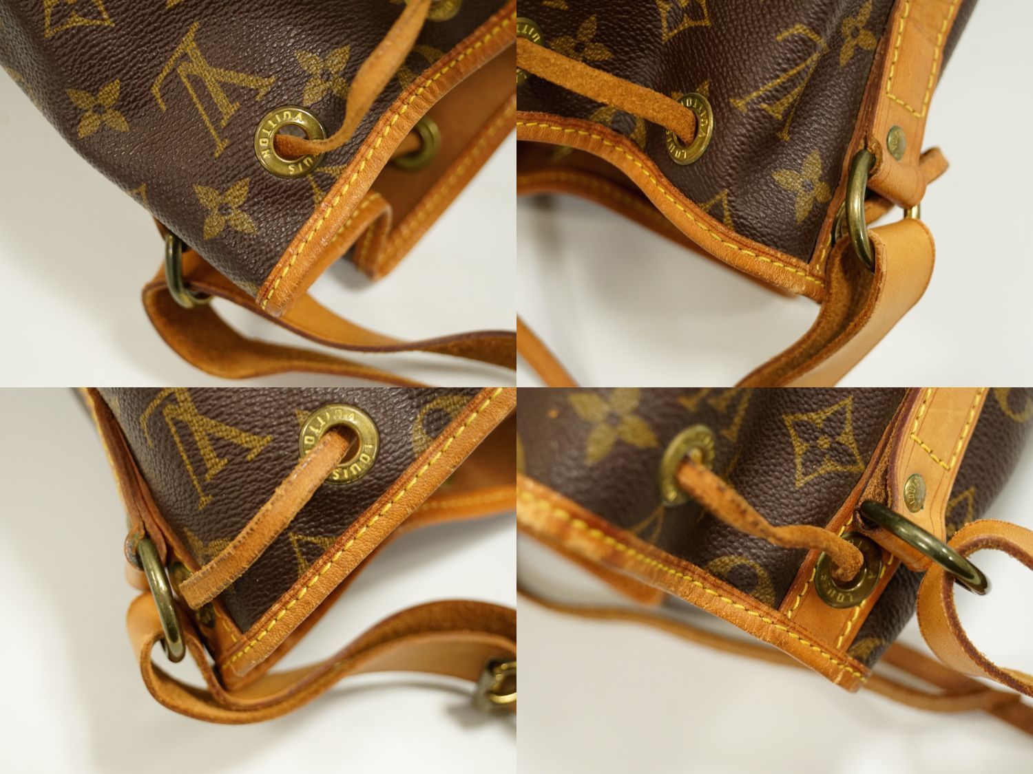 本物 ルイヴィトン LOUIS VUITTON LV プチノエ モノグラム ショルダー