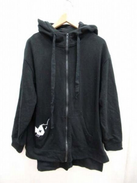 レトルト ビッグパーカー ブラック TOP4レトルト レトクマ パーカー