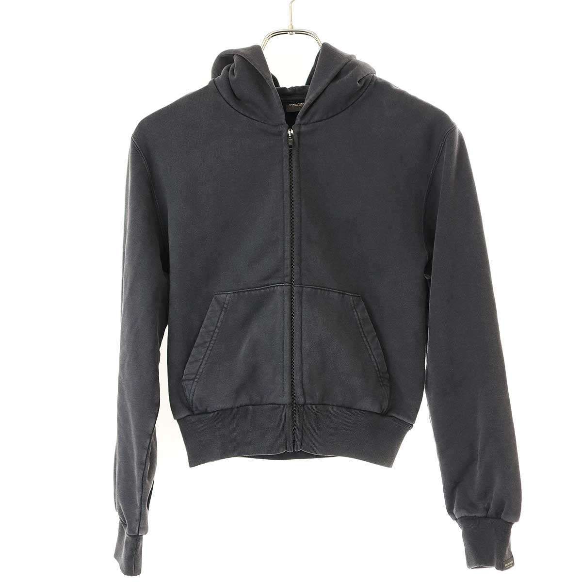 送料込+BALENCIAGA+Outerwear ジップアップ Hoodie BALENCIAGA バレンシアガ 24SS Zip-Up Hoodie ジップアップ