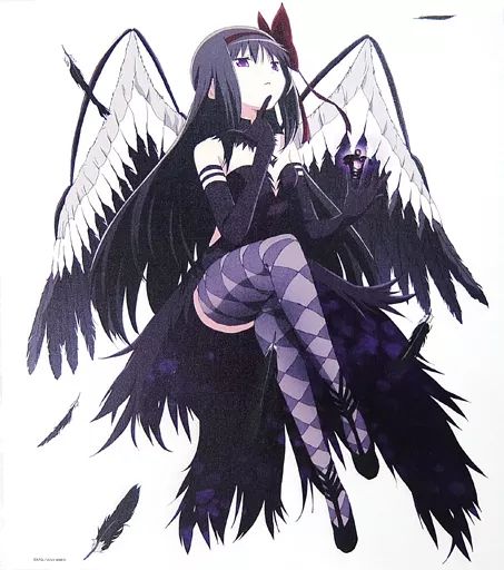 中古】キャンバスボード・キャンバスアート 悪魔ほむら キャンバス