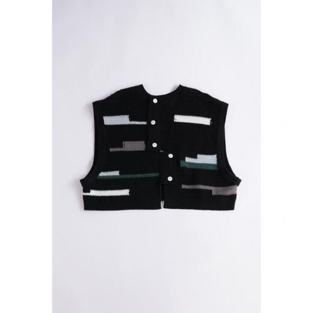 【SALE セール】sneeuw (スニュウ) | コンポジションカーディガン (black) | トップス カーディガン お洒落 SALE セール】sneeuw (スニュウ) | コンポジションカーディガン