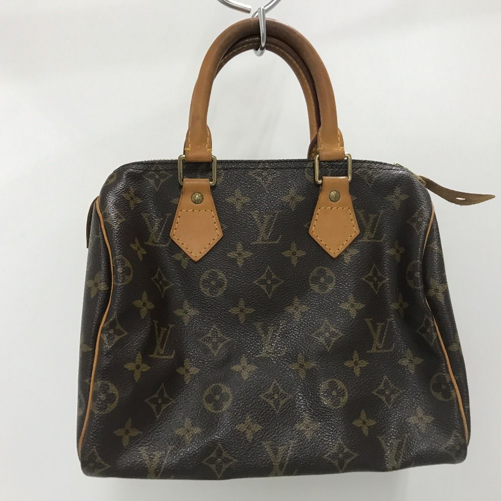 02w07127 ルイ・ヴィトン LOUIS VUITTON モノグラム スピーディ25 ミニボストンバッグ ブラウン フランス製 レディース  ハンドバッグ M41528 【中古品】 - メルカリ