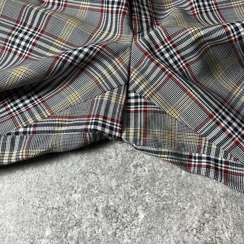 70s Levis Panatela チェック フレア スラックス パンツ / 70