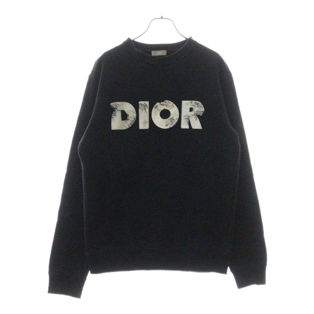 DIOR ディオール 20SS ×DANIEL ARSHAM 3D LOGO SWEATSHIRT 3Dロゴ クルーネックスウェット トレーナー ブラック 023J604A0531