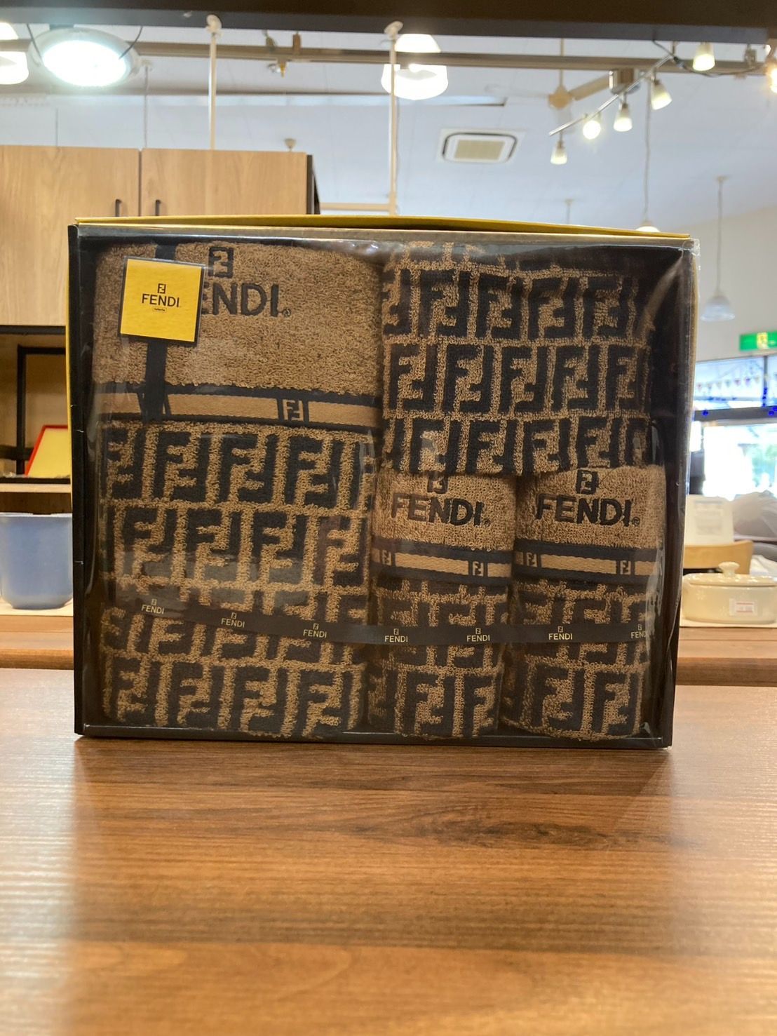 新品未使用】FENDI ズッカ柄 フェンディ タオルセット バス
