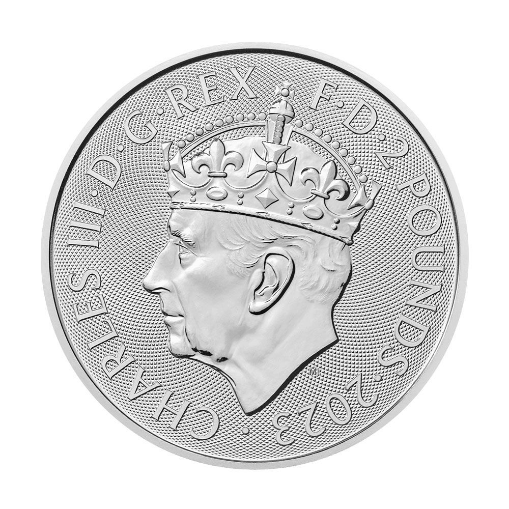 イギリス 2023 チャールズ3世 戴冠記念 ブリタニア 2ポンド 1