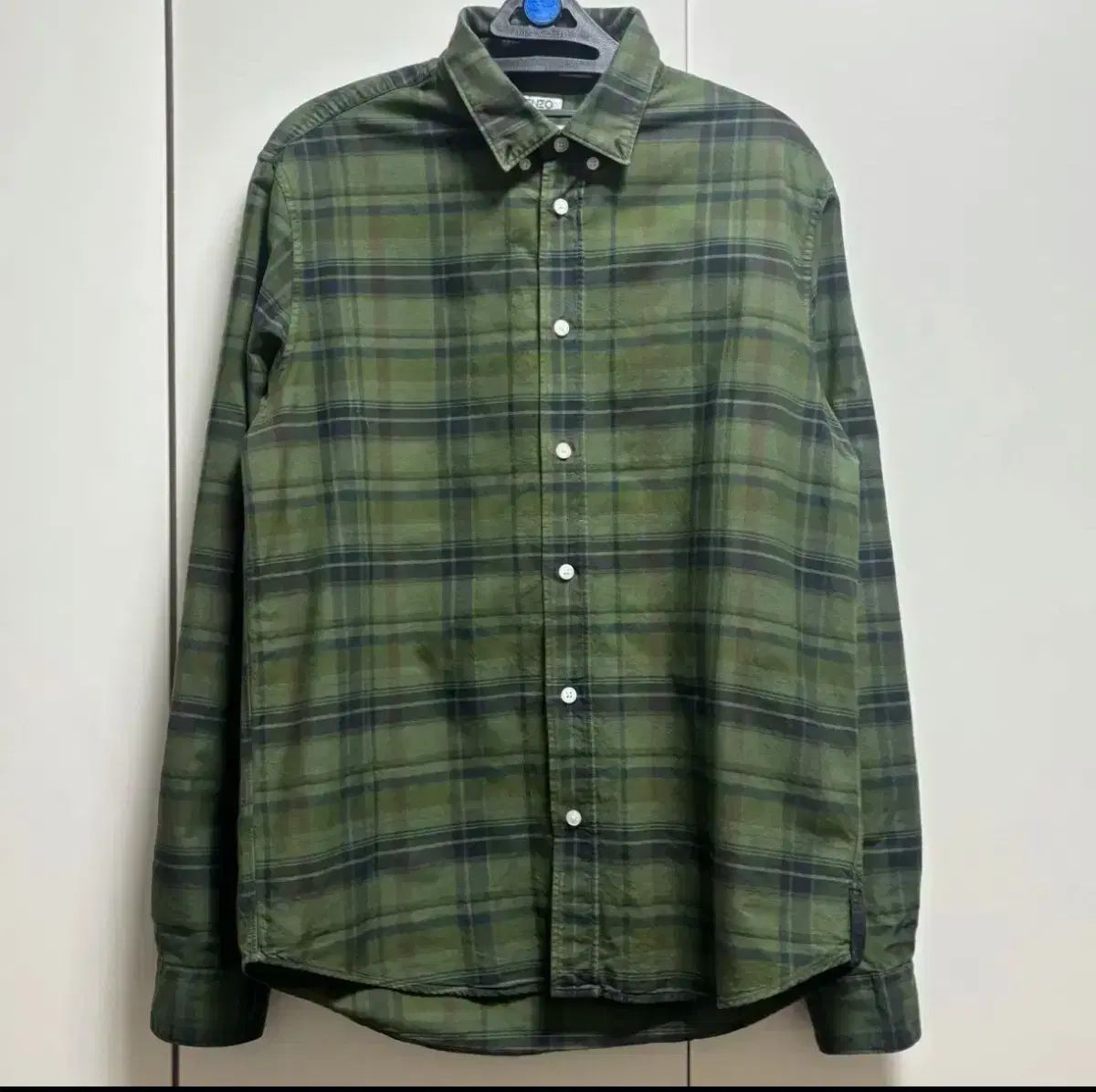 KENZ0 KENZO ケンゾー パリ チェック シャツ 緑