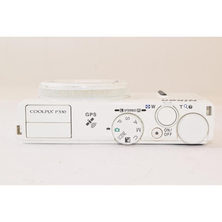 ☆ジャンク品☆ Nikon ニコン COOLPIX P330 ホワイト コンパクト