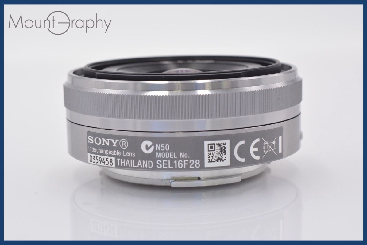上 ソニー SONY E-mount 16mm F2.8 SEL16F28 後キャップ付 完動 同梱可 am151