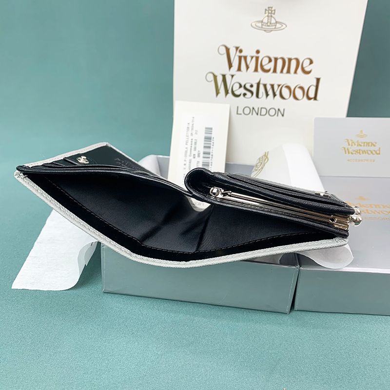 Vivienne Westwood ダブルフラップウォレット 多機能収納 新品 Vivienne Westwood ヴィヴィアンウエストウッド カード入れ