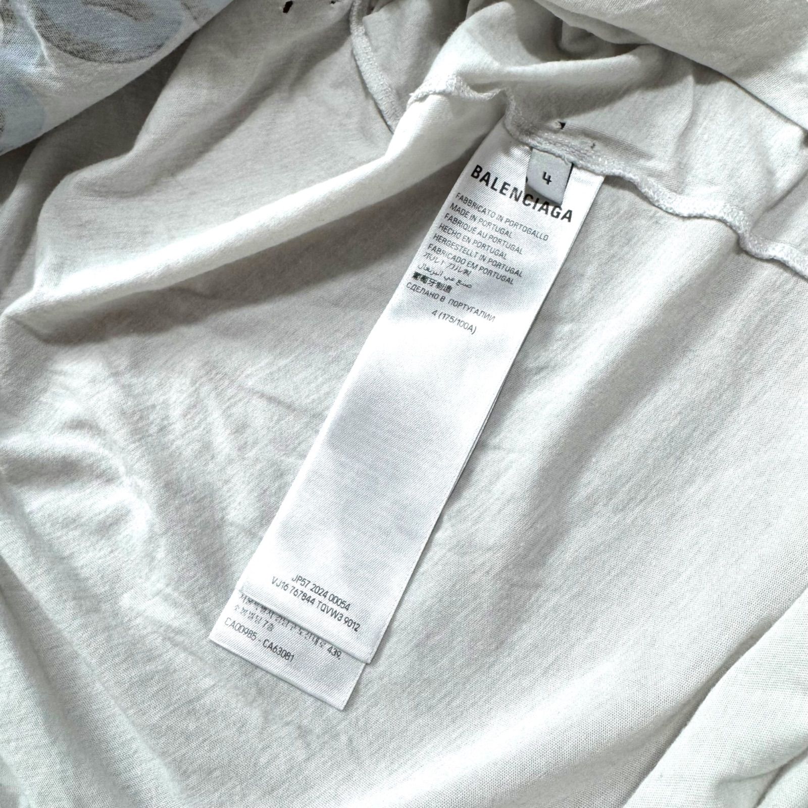 BALENCIAGA】NOT BEEN DONE GRAPHIC PRINT TANK TOP