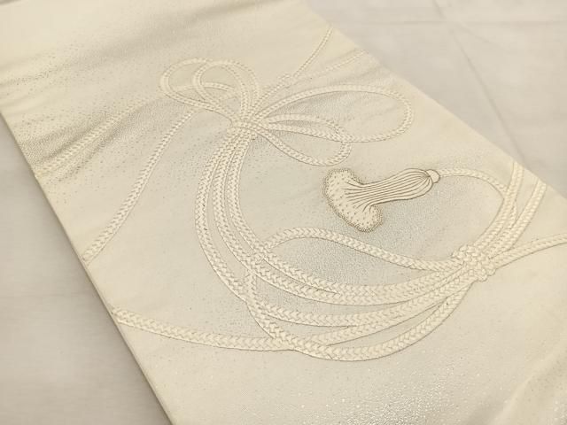 M295 相良刺繍　金駒刺繍　大華文　正絹　袋帯 M295 相良刺繍 金駒刺繍 大華文 正絹 袋帯