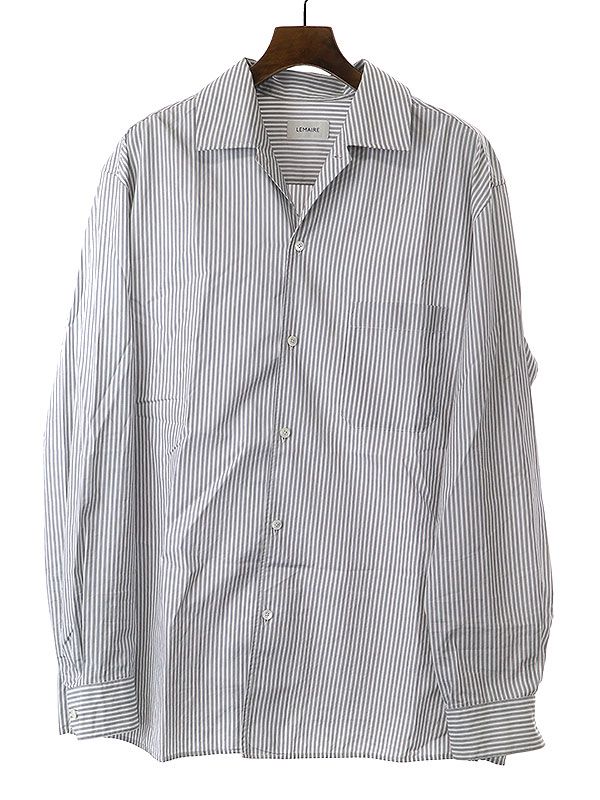 注目の福袋！ LEMAIRE 22SS CONVERTIBLE ルメール SHIRT ストライプ L ...