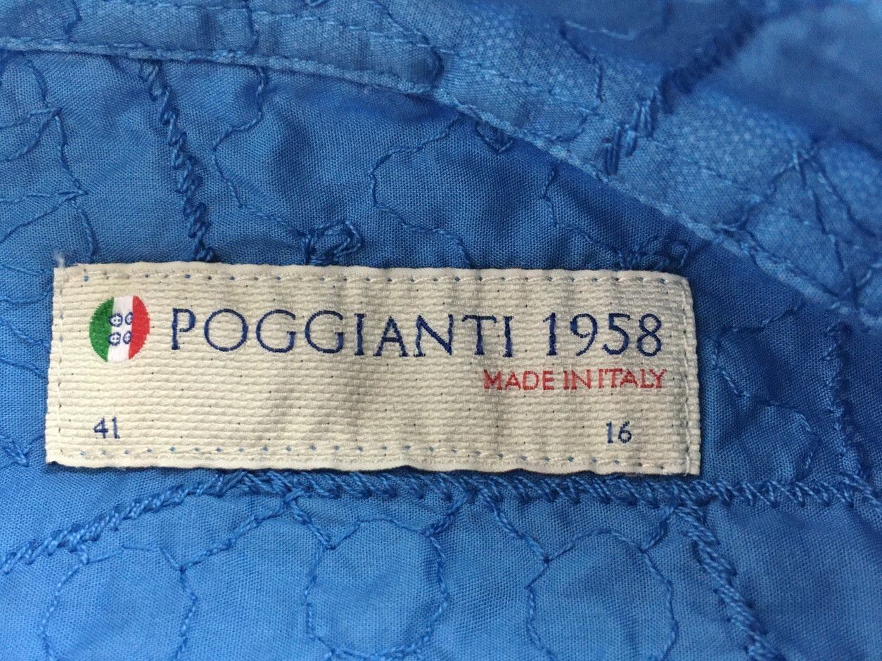 ポジャンティ1958 POGGIANTI 1958 長袖シャツ 41 刺繍 2505WS114
