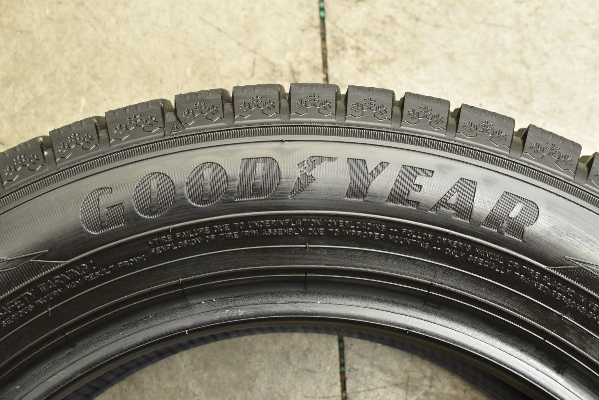 バリ溝】グッドイヤー アイスナビ8 185/60R15 4本セット フィールダー 