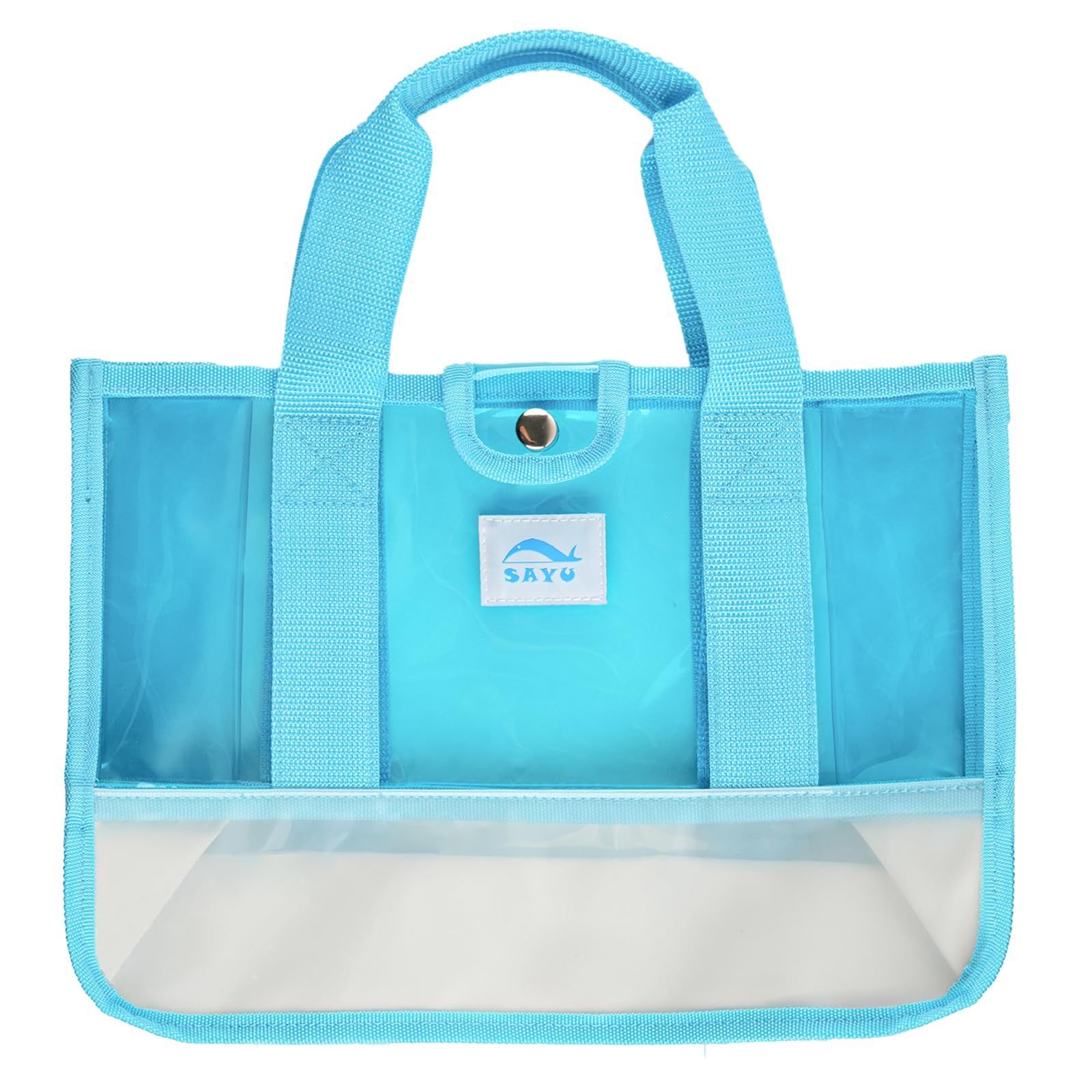 新品 [Sayu] プールバッグ ショルダーベルト付き リュック 男の子 女の子 小学生 ぷーるばっく ビーチバッグ 水泳バッグ 防水 透明 人気 保育園 幼稚園 軽い おしゃれ キッズ 中学生 子供用 ス