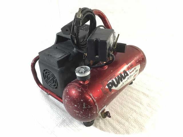 ☆中古品☆SK11 藤原産業 常圧 エアコンプレッサー SR-045 SR-L04SPT-01 PUMA/プーマ 100V 4L エアーコンプレッサー  89859 - メルカリ