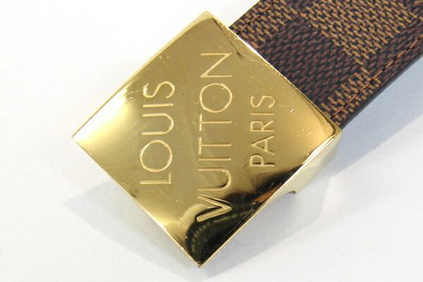 ルイヴィトン ベルト ダミエ サンチュール キャレ 中古 LOUIS VUITTON