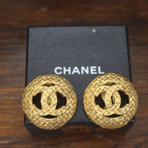 ヴィンテージ シャネル CHANEL イヤリング クリップイヤリング ココ 