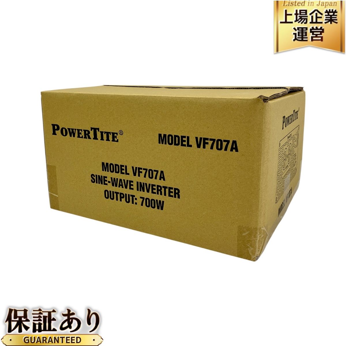 未来舎 POWER TITE VF707A-12VDC 正弦波 インバーター ♥ 開封済 T9696967
