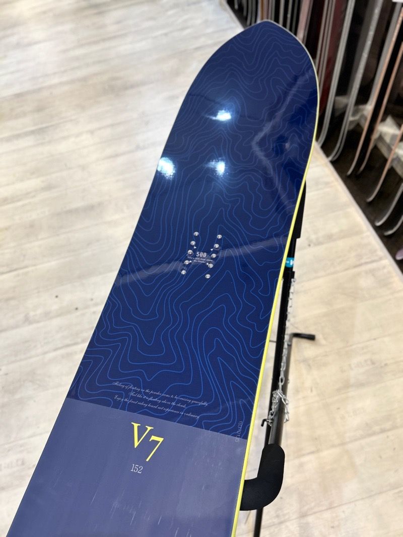スノーボード パウダー板 V7 152cm V7&V9 POWDER BOARD V7 NAVY 0 22-23 パウダーボード 型
