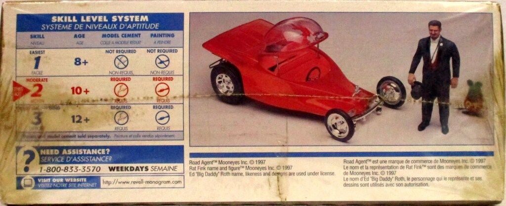 Revell MONOGRAM 1/25 Ed BIG DADDY ROTH ROAD AGENT 857626