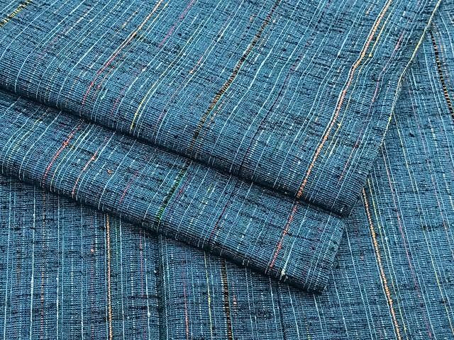 平和屋着物▽上質な紬 単衣 霞文 正絹 逸品 CAAU3853xi