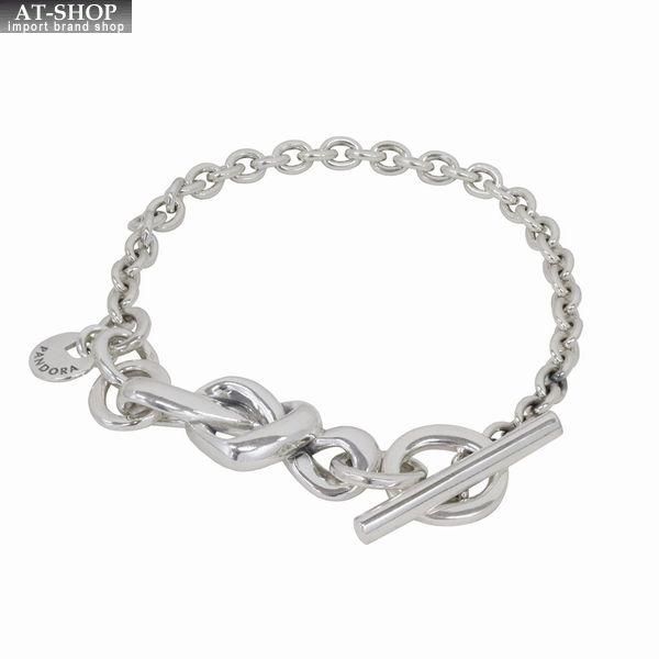 パンドラ ブレスレット PANDORA Knotted Heart T-Bar Bracelet 