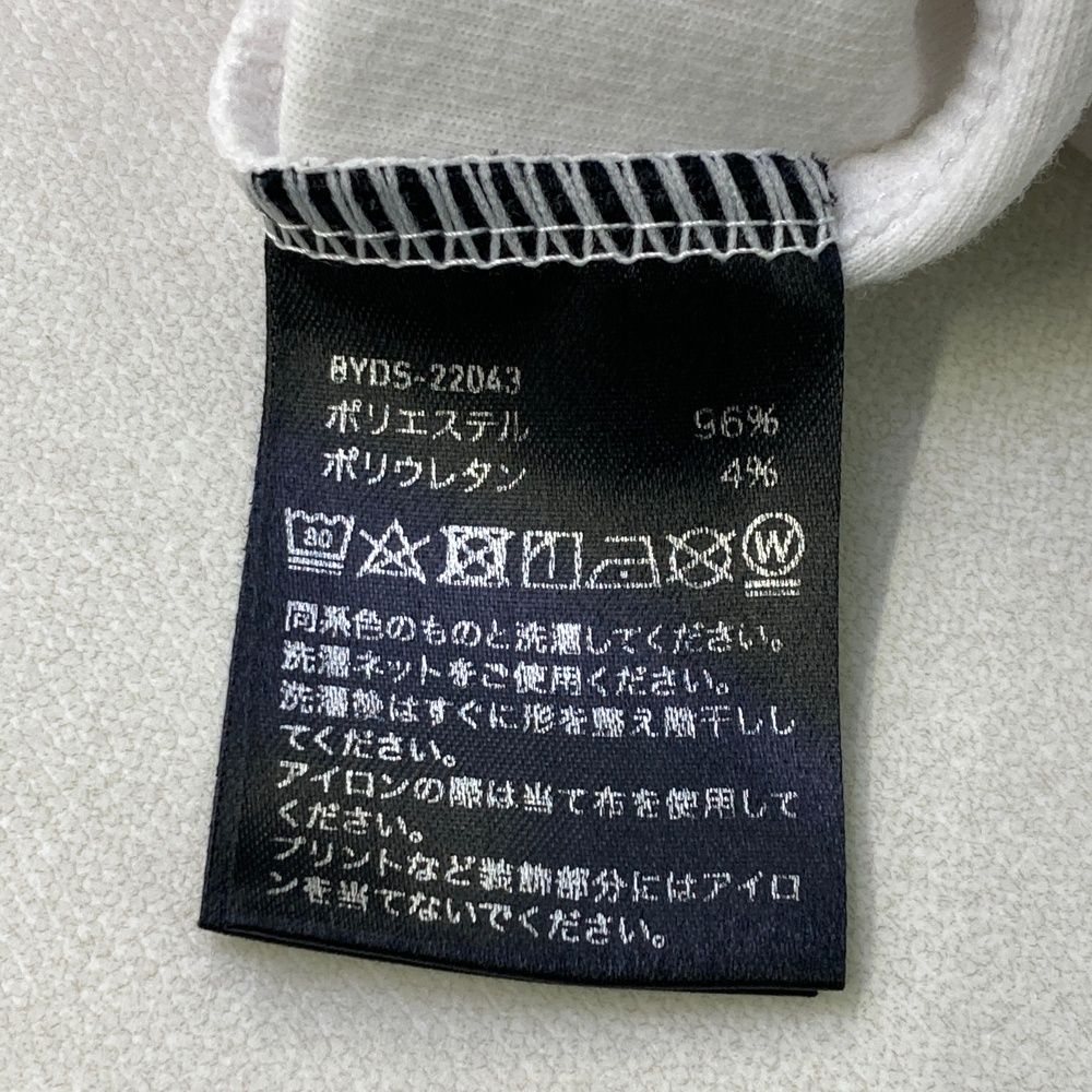 サイズ：2XL 8YARDS ハチヤーズ  ハイネック長袖Tシャツ  ホワイト系 [240101480994] ゴルフウェア メンズ ストスト サイズ：2XL 8YARDS ハチヤーズ ハイネック長袖Tシャツ ホワイト