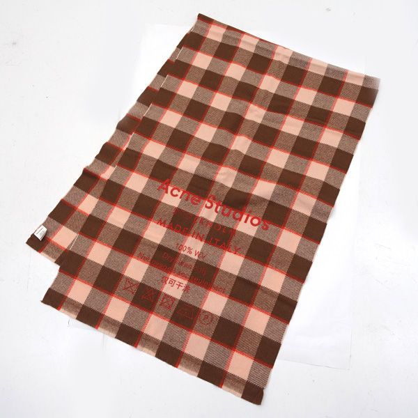 Acne Studios / アクネストゥディオズ ◇大判ストール/マフラー/ロゴ  