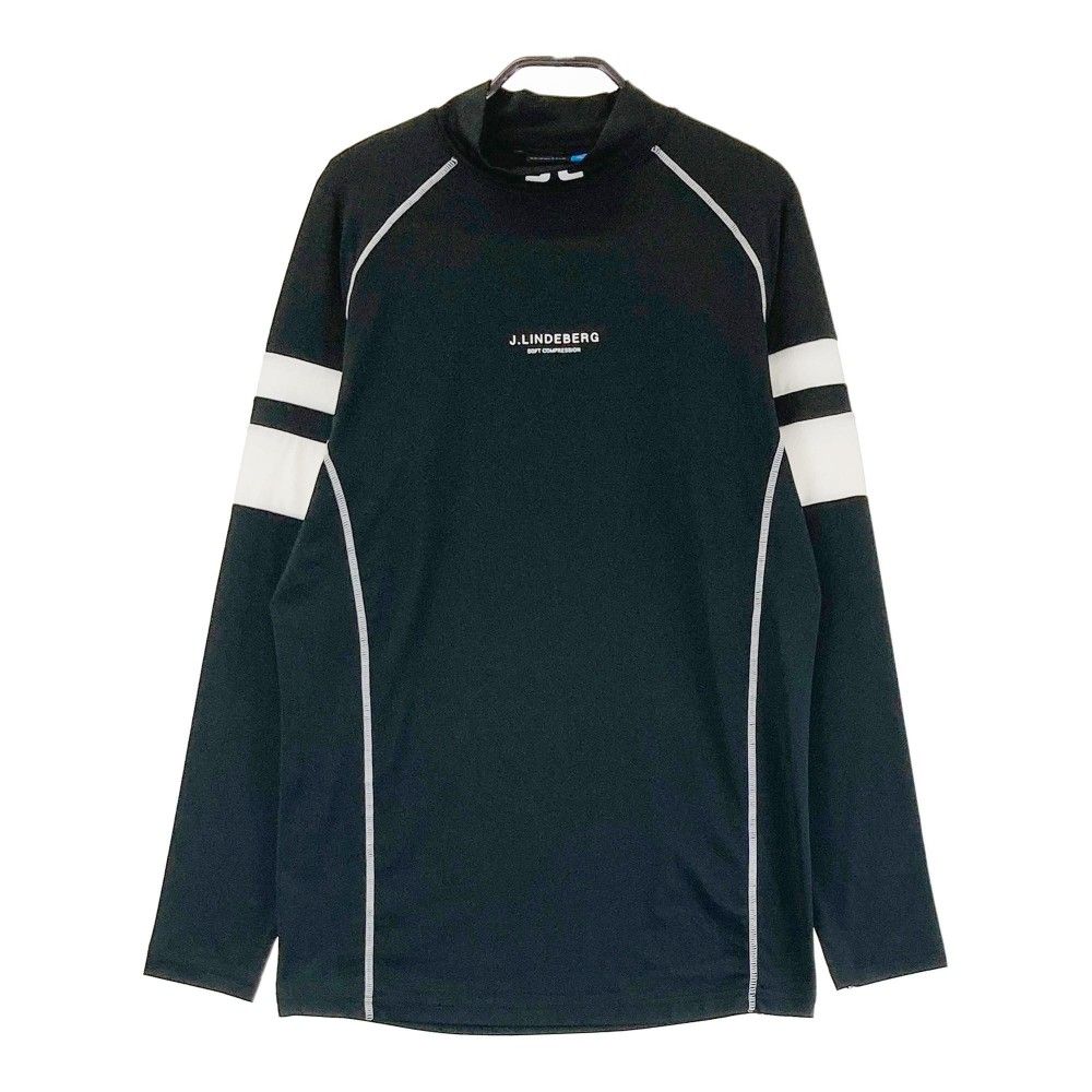 サイズ：M J.LINDEBERG ジェイリンドバーグ  長袖Tシャツ プリント  ブラック系 [240101420704] ゴルフウェア メンズ ストスト