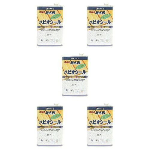 カンペハピオ ハピオシール とうめい 1L 5缶セット