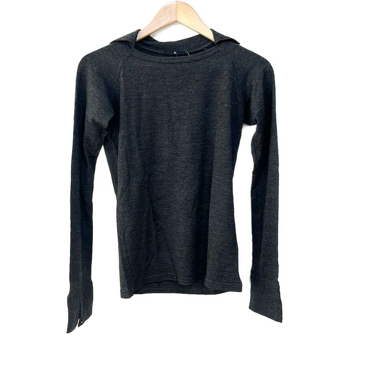 Y s ワイズ 長袖セーター レディース - ダークグレー