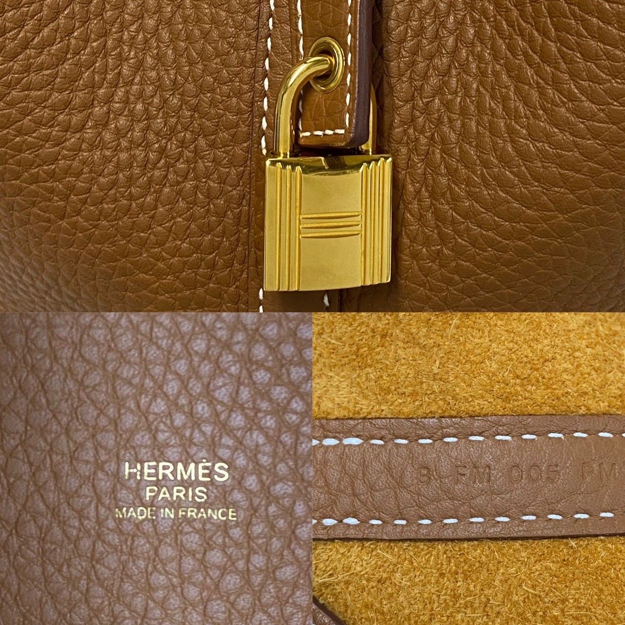 ほぼ未使用 保存箱 袋 付き HERMES エルメス B刻印 ピコタン ほぼ未使用 保存箱 袋 付き HERMES エルメス B刻印 ピコタン
