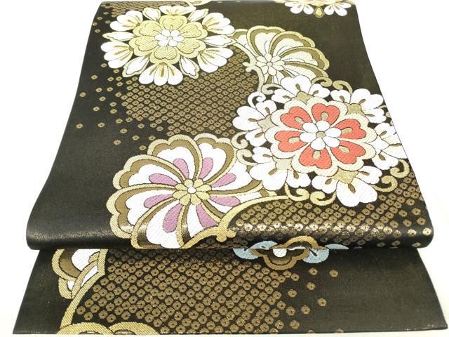 平和屋着物▽六通柄袋帯 正倉院花文 金糸 正絹 逸品 DAAX3226az - メルカリ