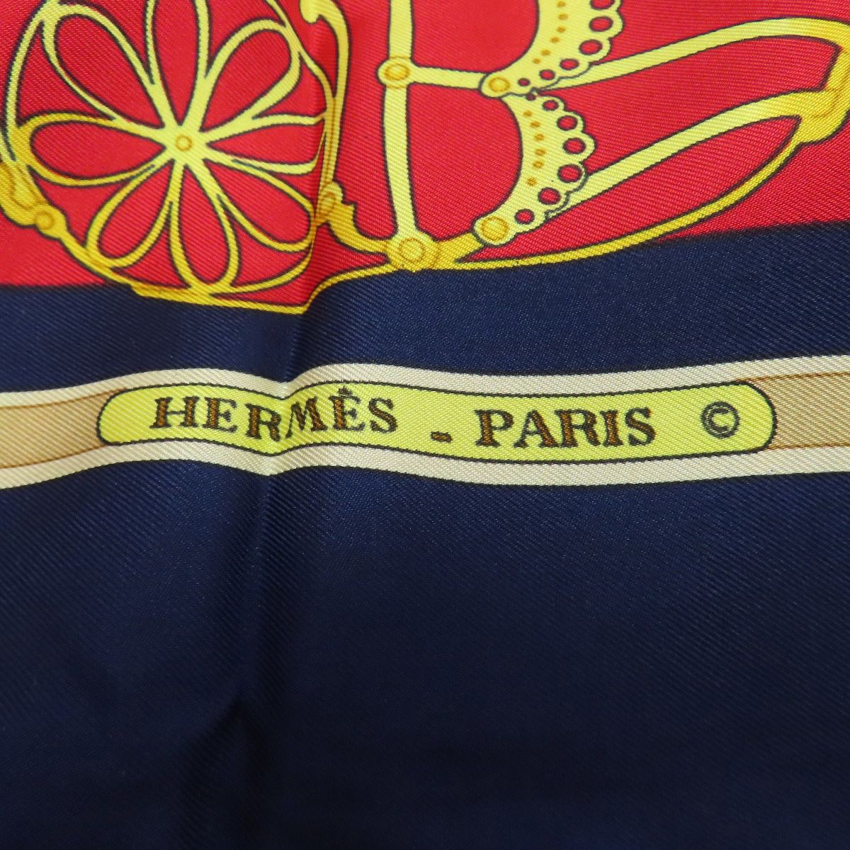 HERMES エルメス カレ90 LES MUSEROLLES 鼻革 スカーフ カシミヤ