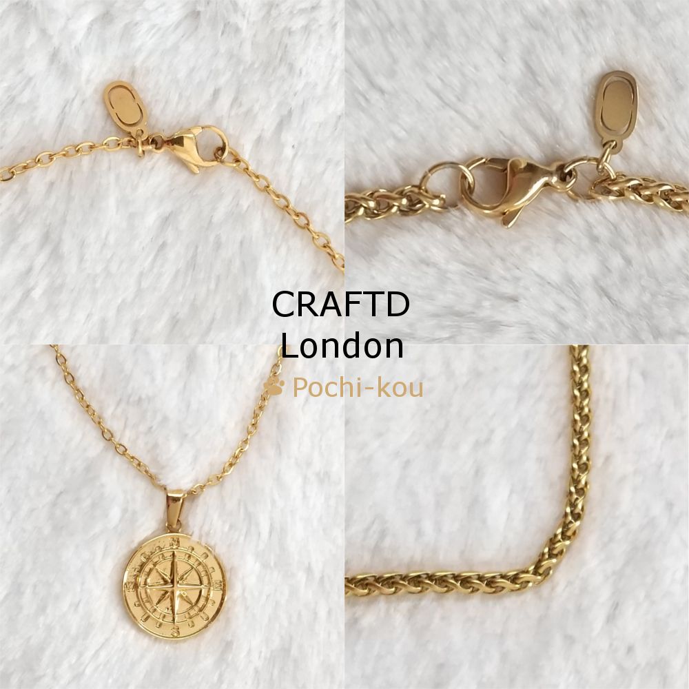 日本未入荷 CRAFTD London コンパス セット ネックレス ゴールド
