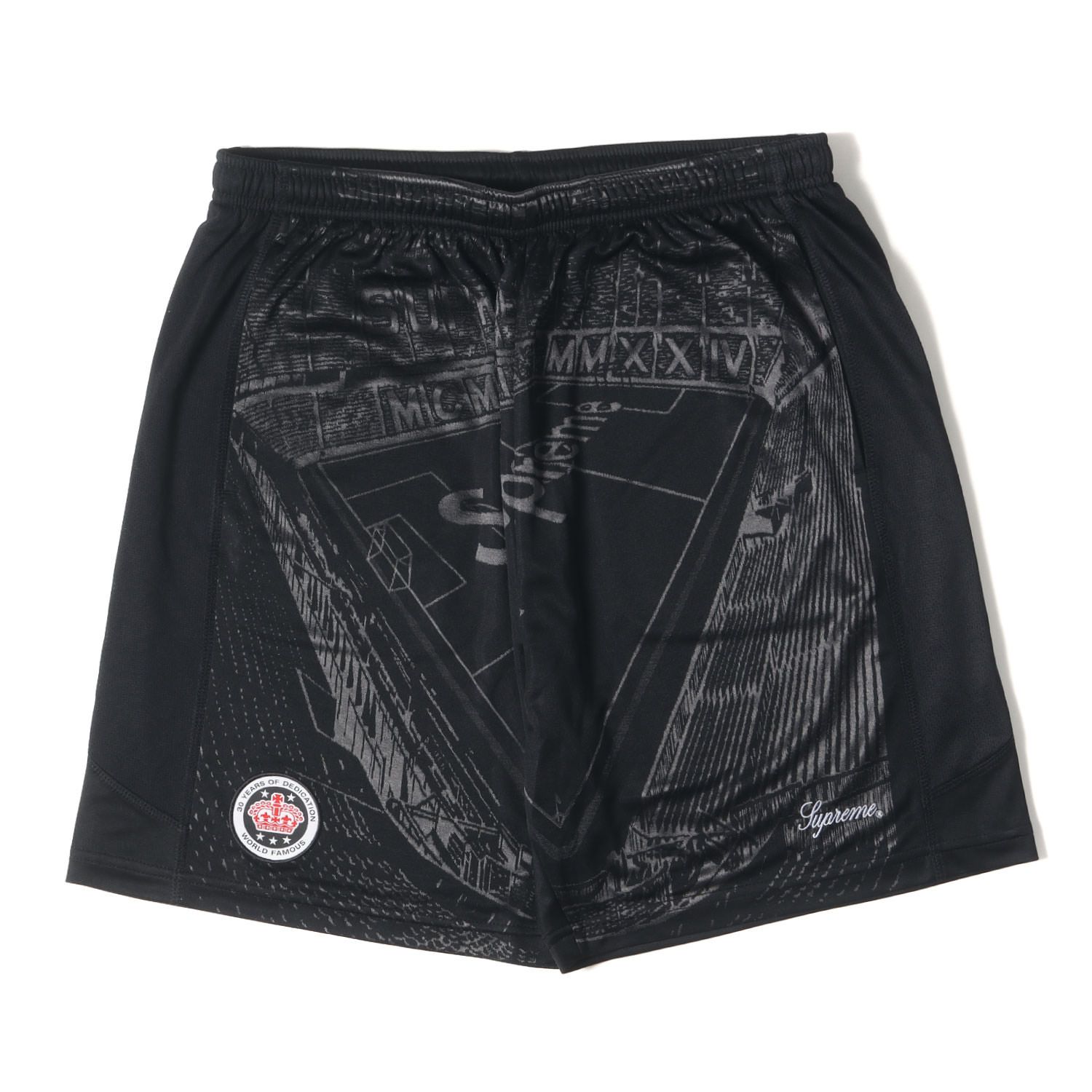 Supreme シュプリーム パンツ サイズ M | 24SS ジャガードロゴ サッカー ショーツ Jacquard Soccer Short | ブラック 黒 | ボトムス ショートパンツ メンズ