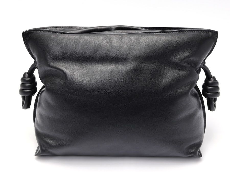 ロエベ / LOEWE　パファー フラメンコ クラッチ / ショルダーバッグ　A411FC1X67　レザー　ブラック 【中古】 商品番号 S-158476 ロエベ / LOEWE パファー フラメンコ クラッチ / ショルダーバッグ
