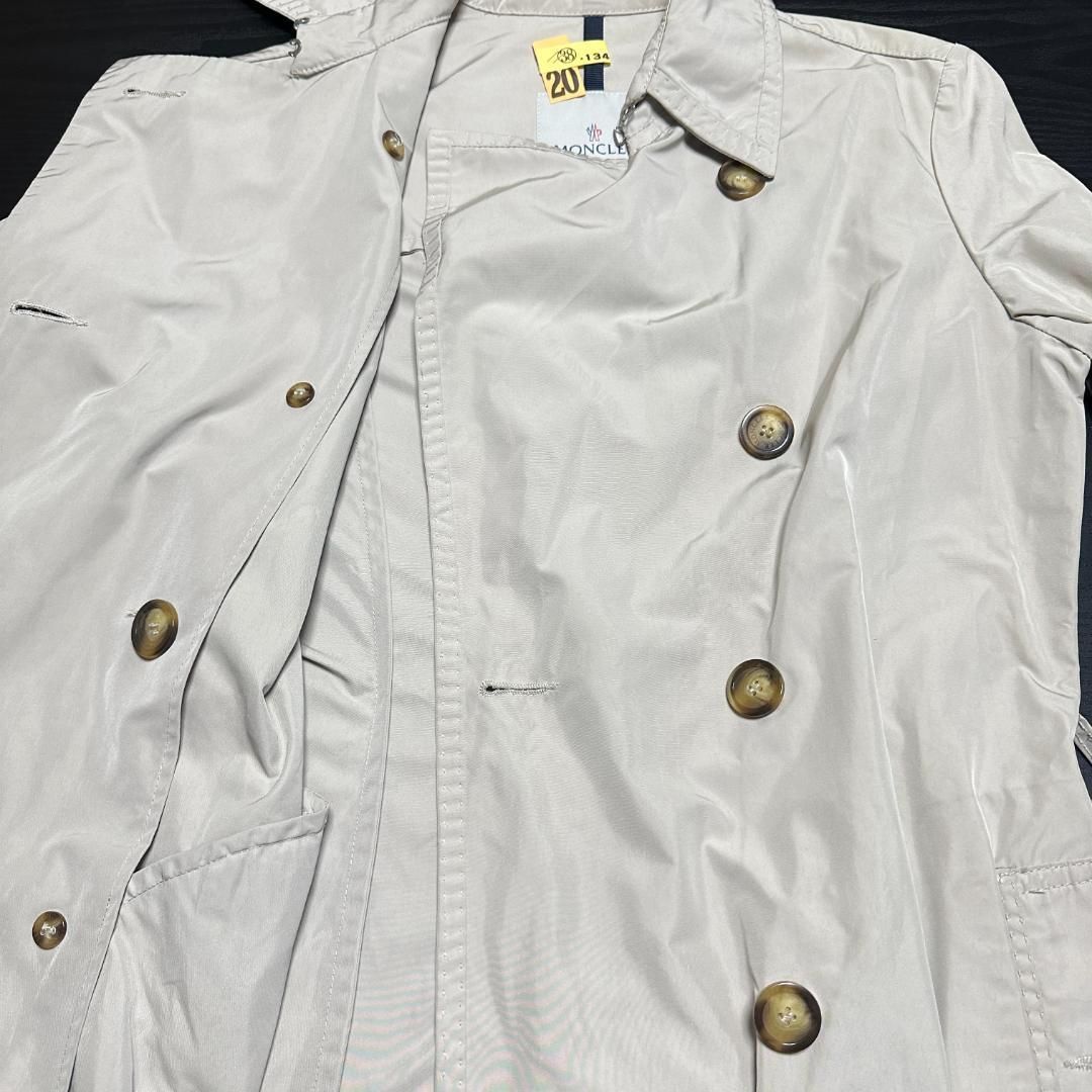 MONCLER モンクレール 撥水ステッチトレンチコート スプリングコート