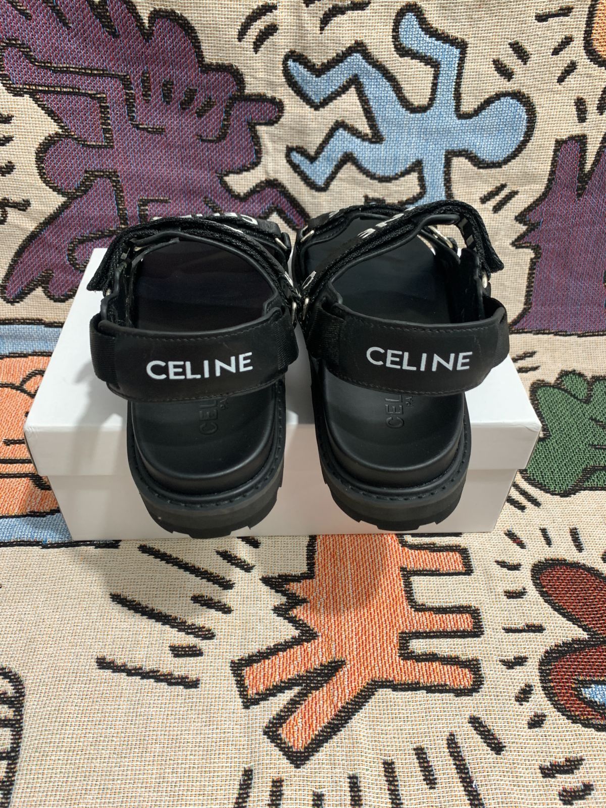 【箱付き】CELINE ・セリーヌ バルキー アウトドア サンダル カーフ✨ 実物☆最安値