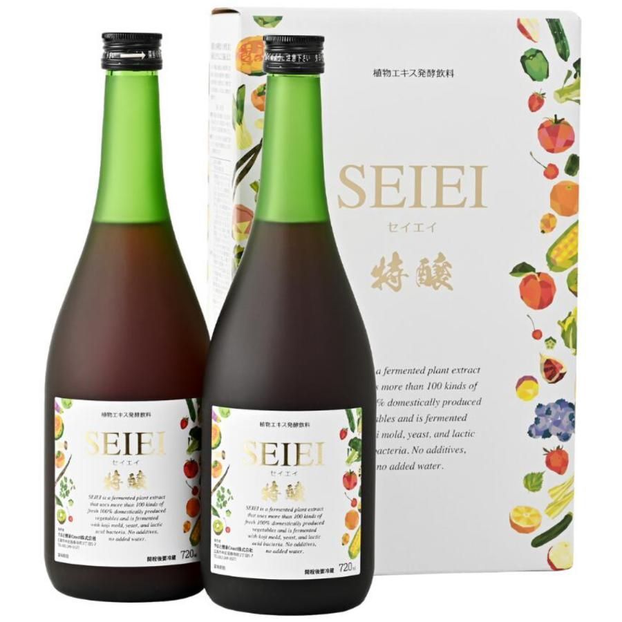 大和酵素 セイエイ 特醸 720ml×2本入 期間 やまと酵素Crest 健康ドリンク