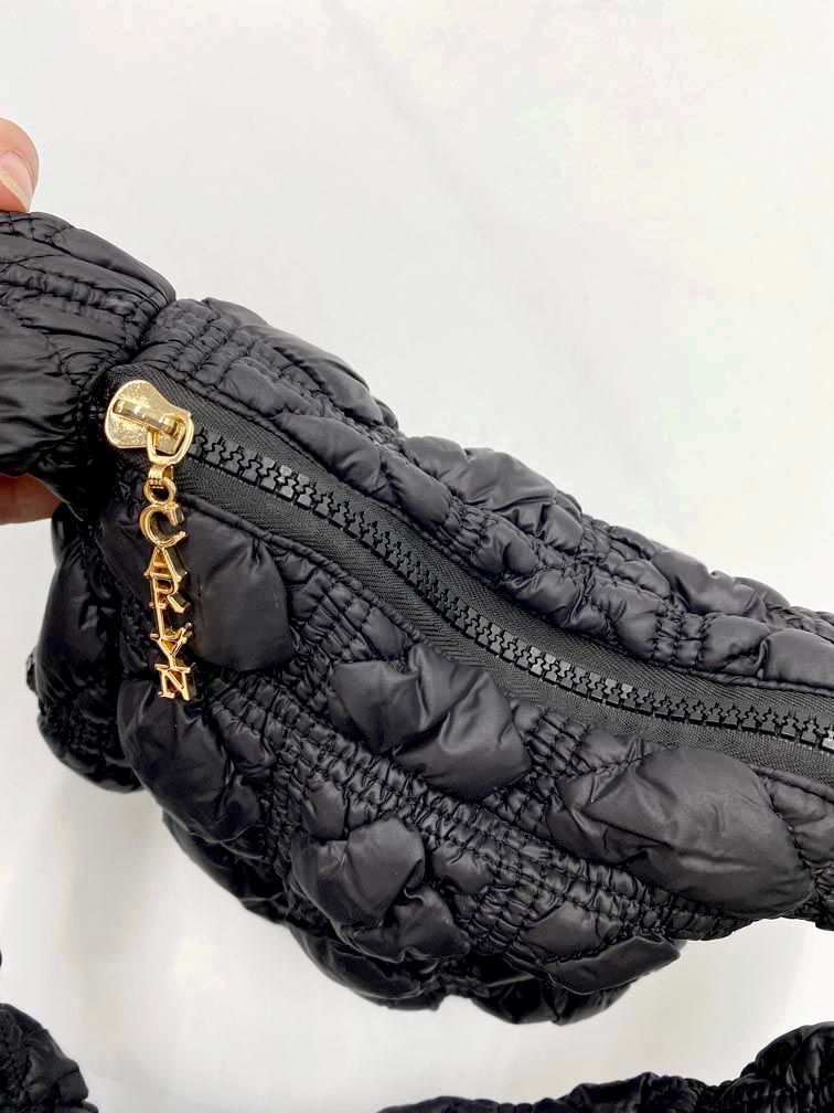 Carlyn ブラックキルティングマザーズバッグ CARLYN】Weekender 3colors 韓国発 キルティング バッグ (CARLYN