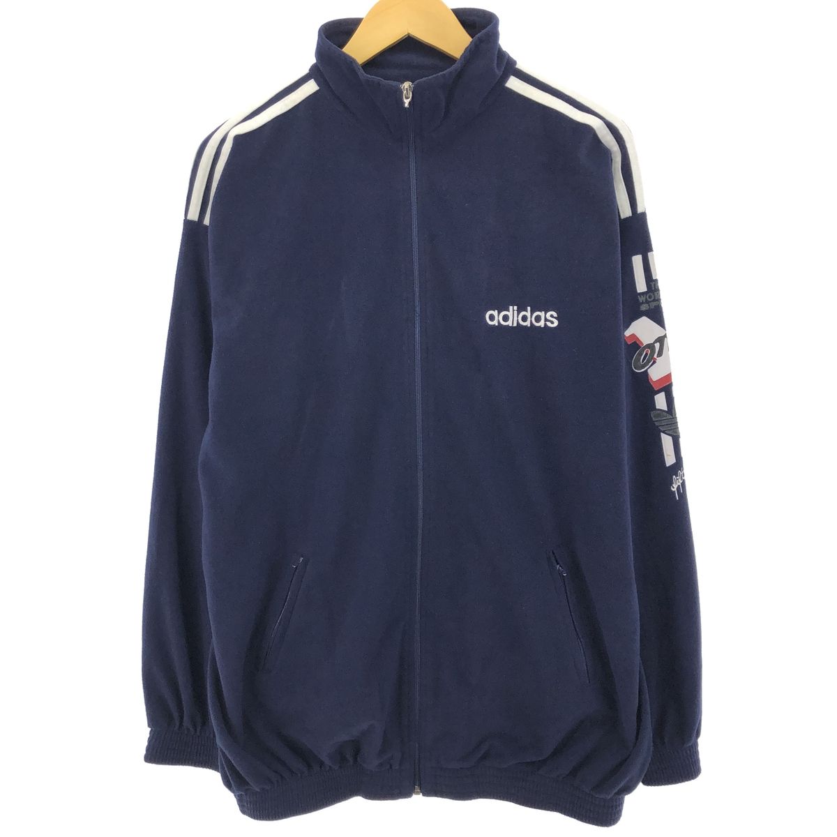 adidas ベロアトラックジャケット ジャージ 古着 90年代 アディダス adidas ベロアジャージ トラックジャケット
