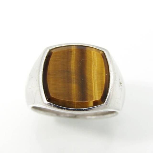 TOM WOOD Oval Tiger Eye 54 - アクセサリー