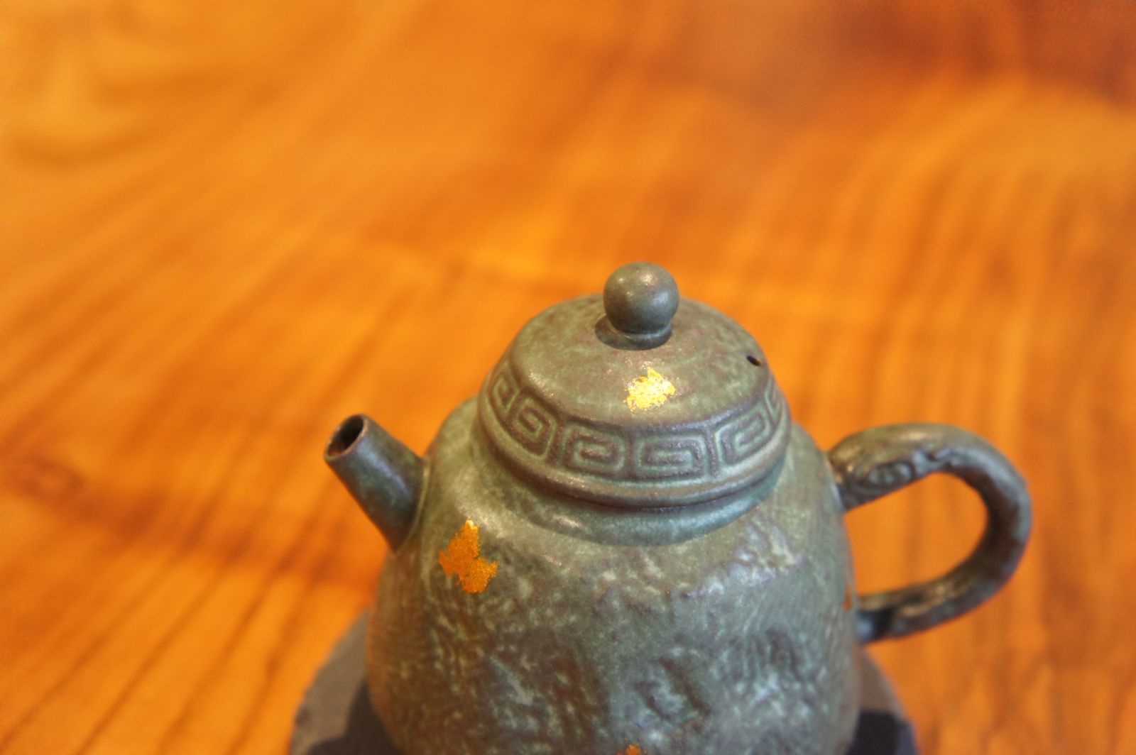 空寂斋ビンテージ青銅釉老岩泥茶壺