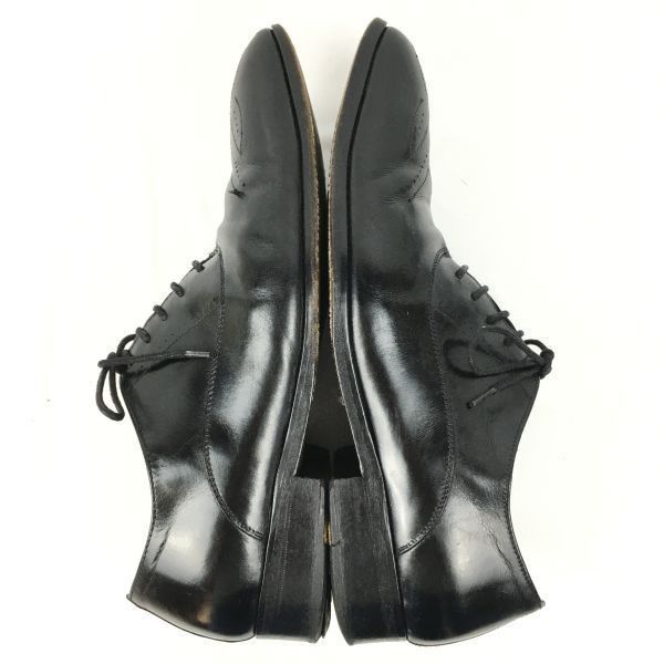 スペイン製/Vintage 　ANTONIO RUFU/アントニオルフォ【size39　24.5〈黒/BLACK/ブラック】メダリオン　ホールカット ビジネスシューズ/メンズ///men's 菅NO.WZA-439 スペイン製/Vintage ANTONIO RUFU/アントニオルフォ【size39 24.5〈黒