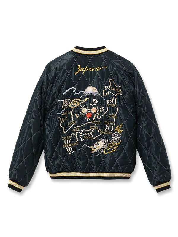 TAILOR TOYO テーラー東洋 スカジャン 2025 Mid 1950s Style Velveteen Souvenir Jacket ROARING TIGER JAPAN MAP ローリングタイガー ジャパンマップ TT15792-128 TAILOR TOYO テーラー東洋 スカジャン 2025 Mid 1950s Style Velveteen