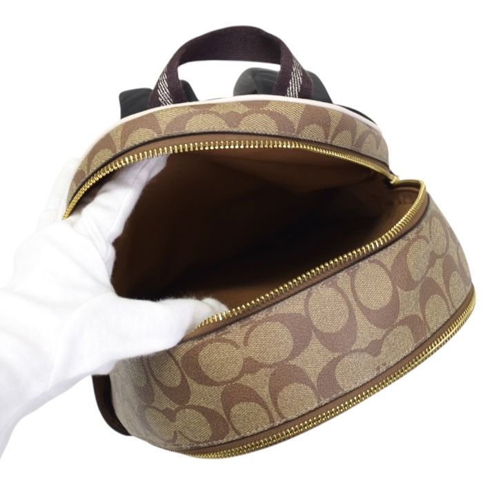 コーチ COACH コート バックパック PVC / リファインド ペブル レザー